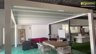 Gemotoriseerd verstelbare aluminium kantelbare zonneschermen