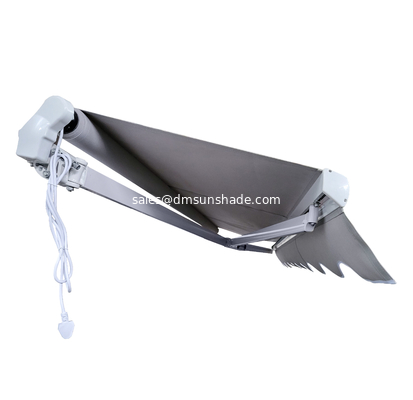 Outdoor Balcony Sunshade Strong Motorized Open Retractable Awnings