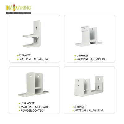 Retractable awning parts aluminium bracket, ceiling bracket，Patio awning bracket