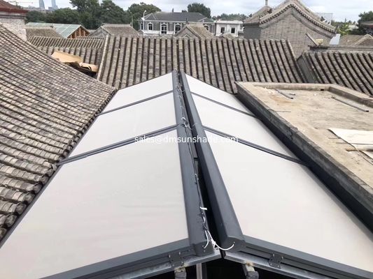 Customized Roof Sunshade Motorized Retractable Awning for sunroom