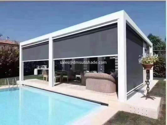 Windroof Zip trcak blind kit keten bediende duurzame oplossing voor commerciële en raambedekkende toepassingen