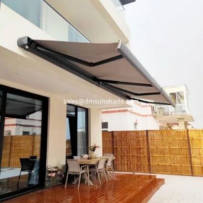 Heavy Duty Full Cassette Awning Outdoor Custom Retractable Motorized Folding Arm Awning Cover (Zwaargewicht volledig cassette awning voor buiten)