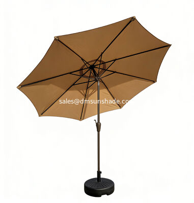 Outdoor Patio Center Pole Parasol, Waterdicht Tuin Parasol
